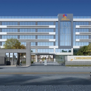 现代厂房3D模型下载